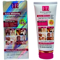 Fantastic Beauty Active Whitening Corrector Cream SPF45 – Crème anti-taches éclaircissante SPF45, 80 g